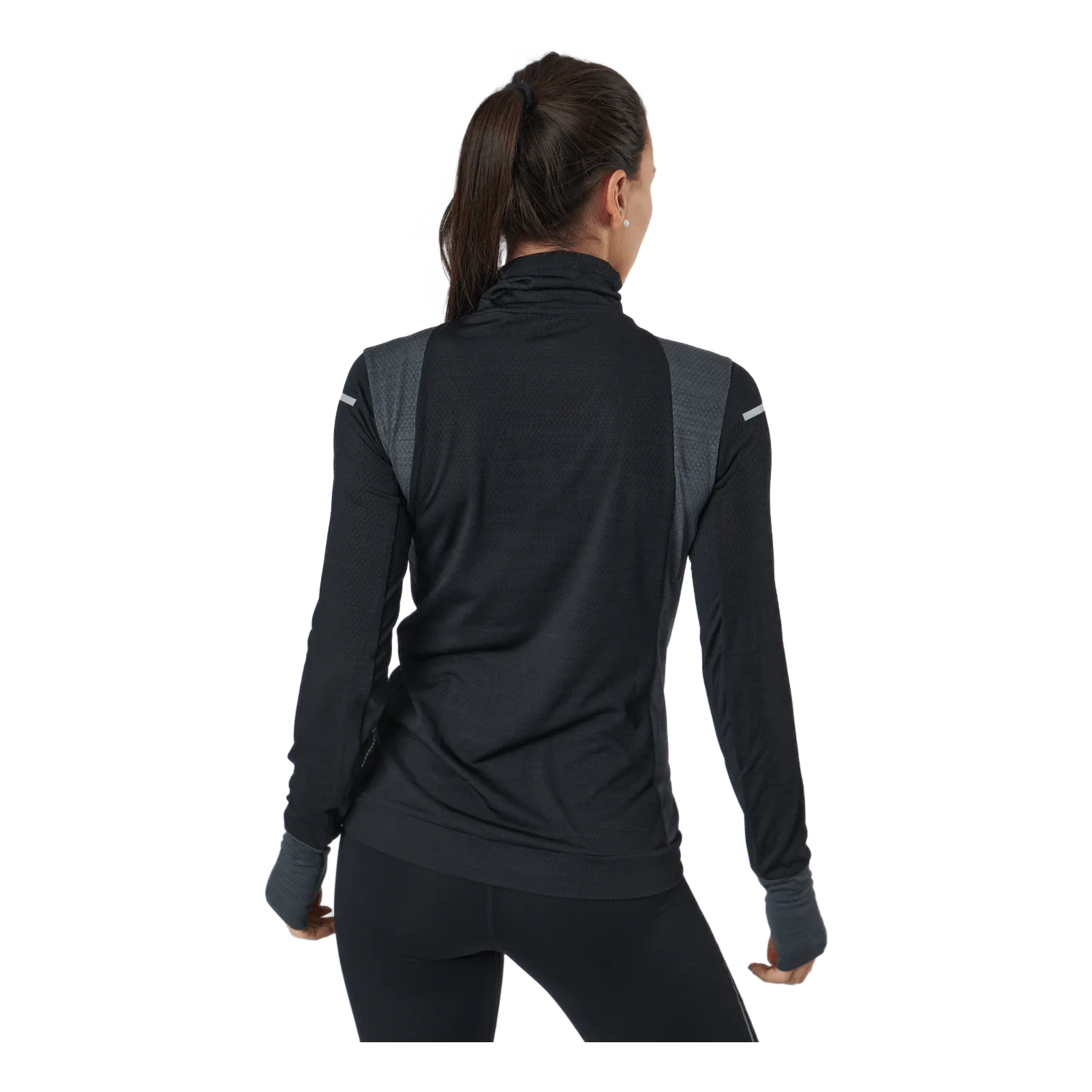 Adidas Blocked Longsleeve Tee Women Black / Grey Six