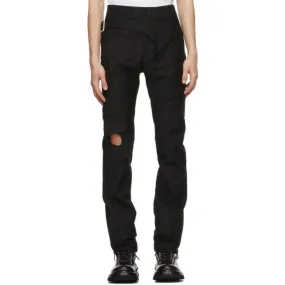 ADYAR SSENSE Exclusive Black Multi-Brace Trousers