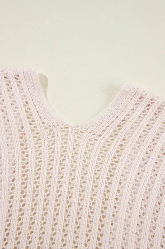 Airy Chic Crochet Cardigan