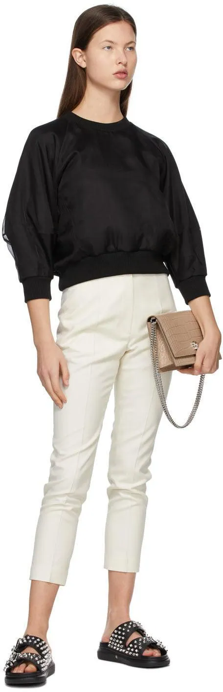 Alexander McQueen Off-White Wool Serge Trousers