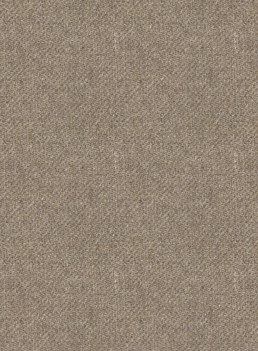 Bark Brown Heavy Tweed Pants