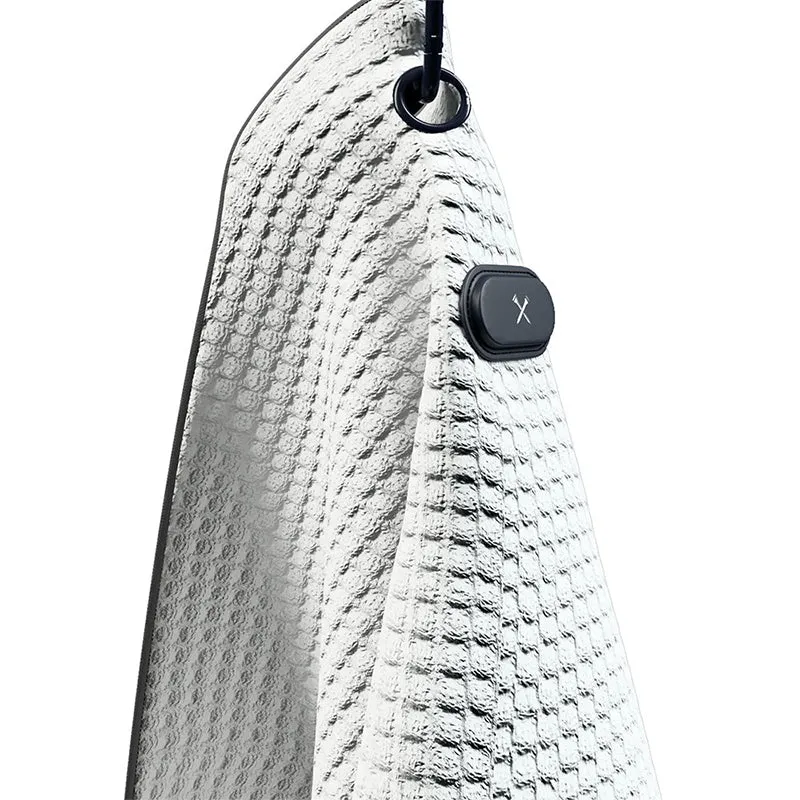 BLUE TEES GOLF Magnetic Towel Caddie (White)