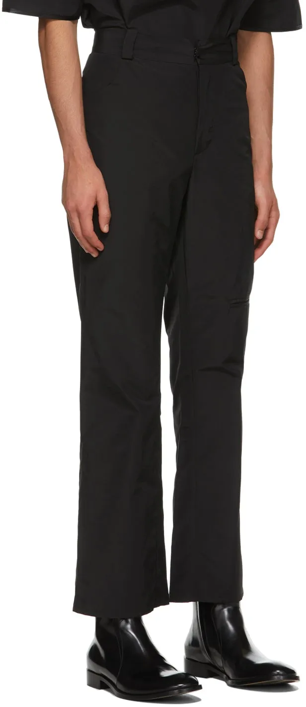 Boramy Viguier Black Straight-Leg Trousers