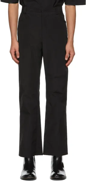 Boramy Viguier Black Straight-Leg Trousers
