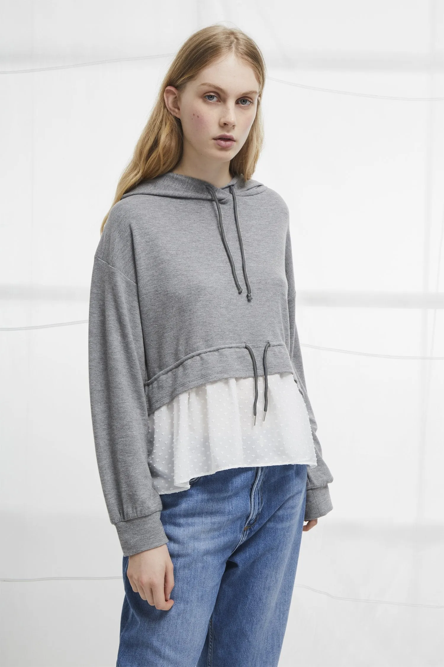 Cantin Double Face Jersey Hooded Top