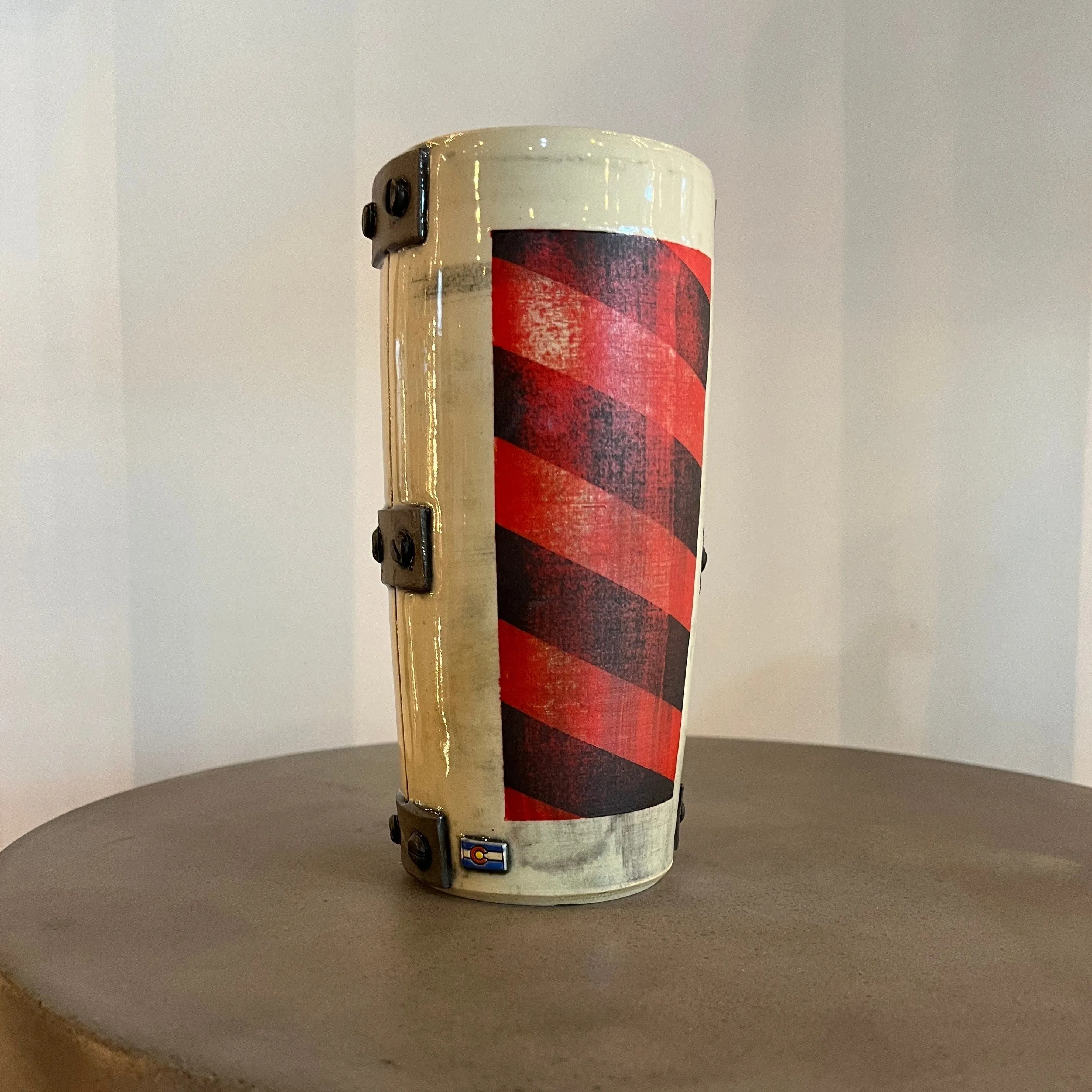 Distressed Mechanical Tumbler