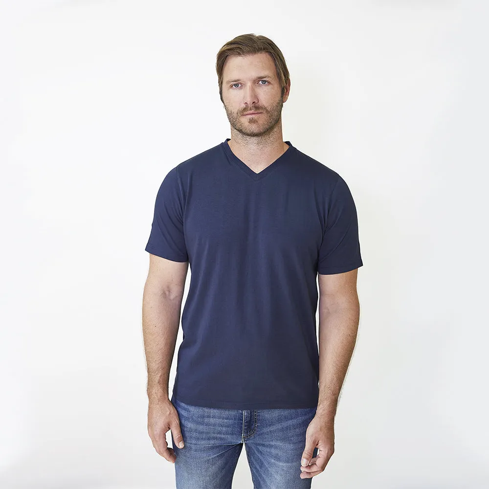 Easy Monday V Neck (Navy)