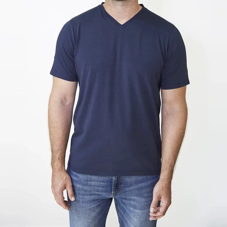 Easy Monday V Neck (Navy)