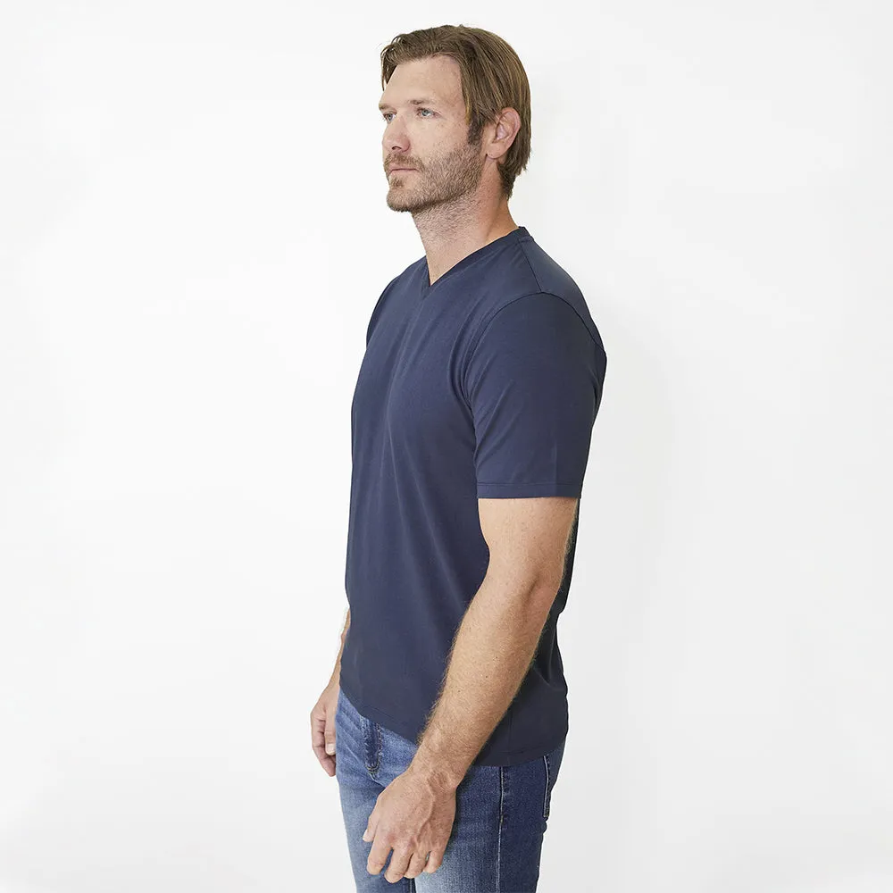 Easy Monday V Neck (Navy)