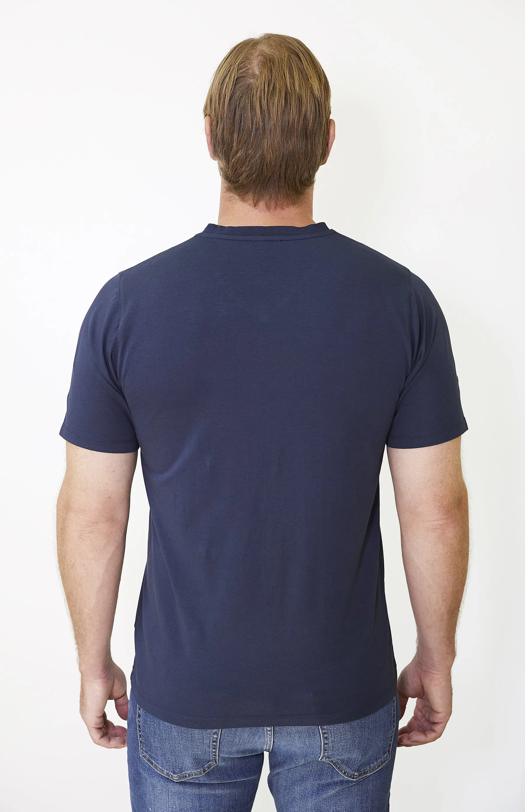 Easy Monday V Neck (Navy)