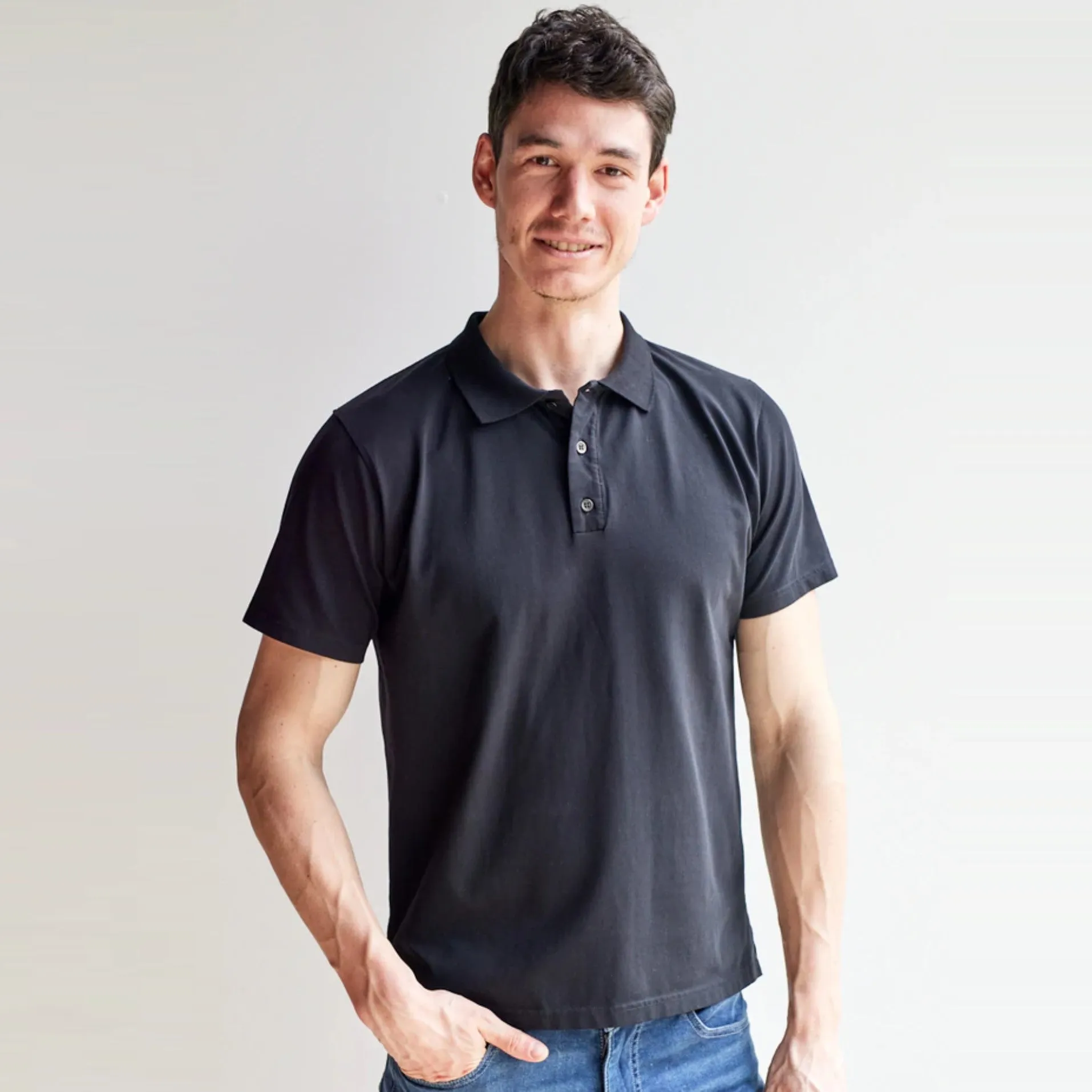 Easy Mondays Polo (Black)