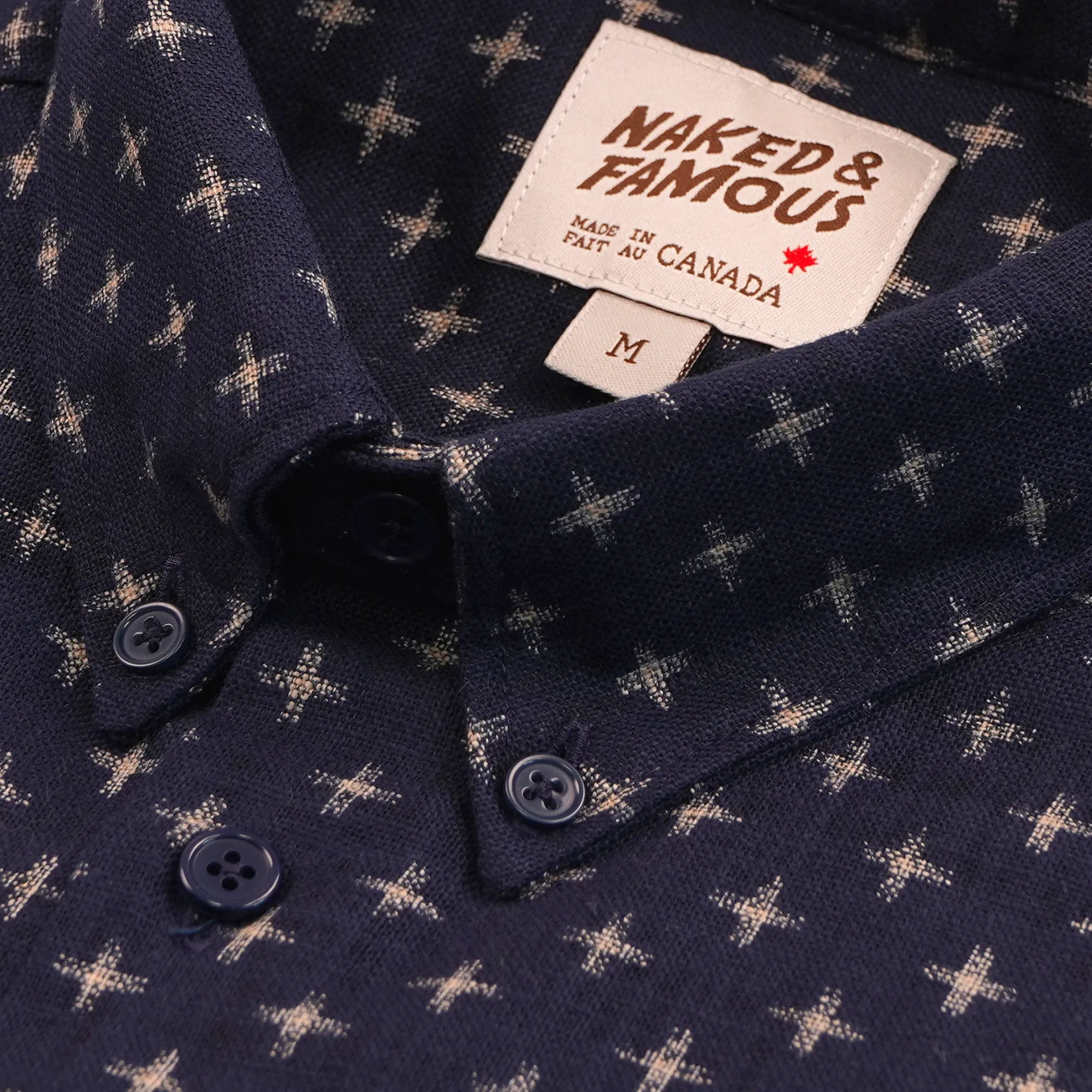 Easy Shirt - Kimono Plus Print - Navy