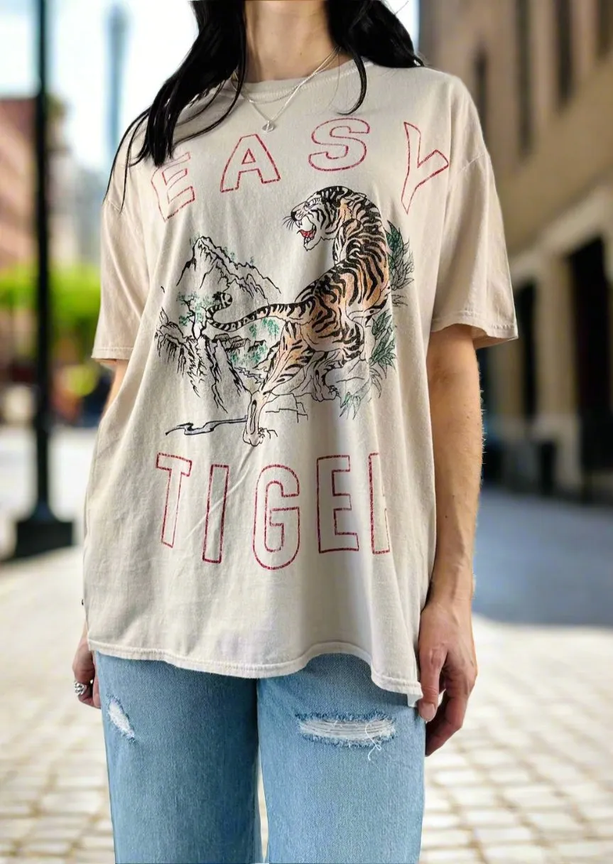 EASY TIGER OVERSIZED TEE