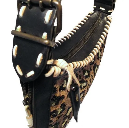 Fendi Beaded Safari Shoulder Bag