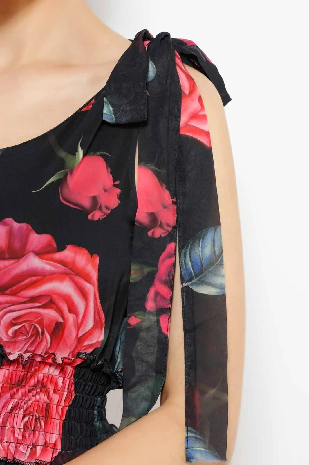 FLORAL SLEEVELESS DRESS 2-3495MIS
