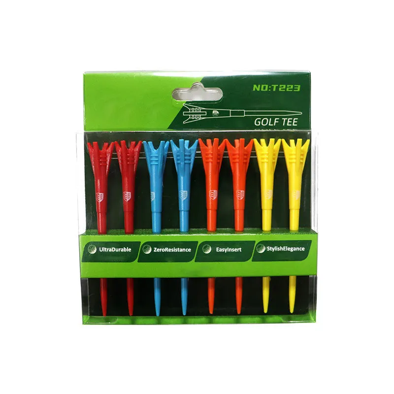 Golf Tee Rocket Head Shape Zero Drag Tee
