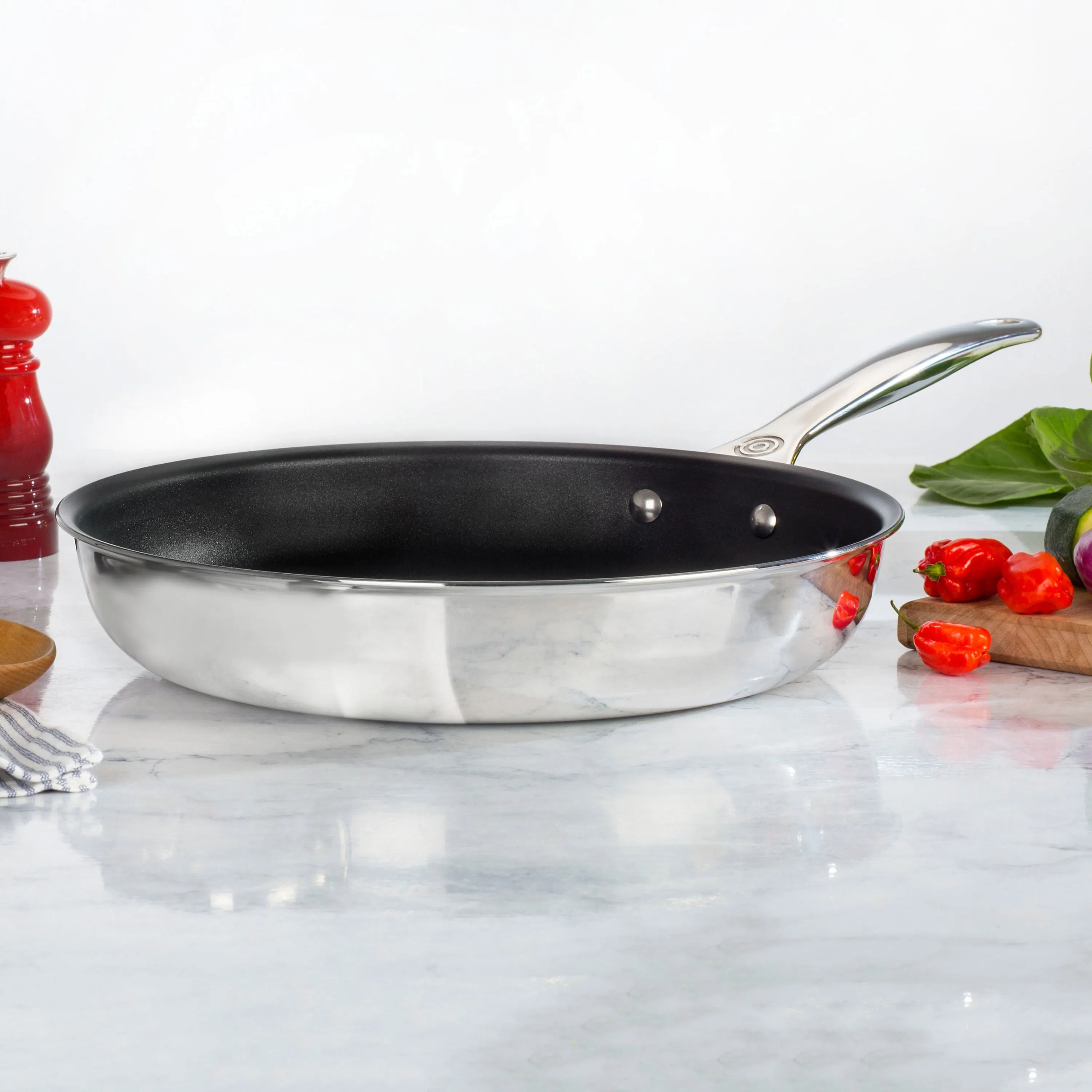 Le Creuset Stainless Steel 10" Nonstick Skillet
