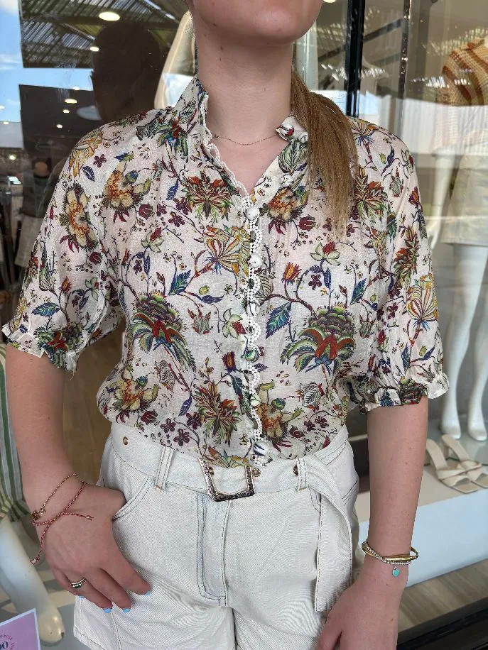 Lila Blouse - Beige