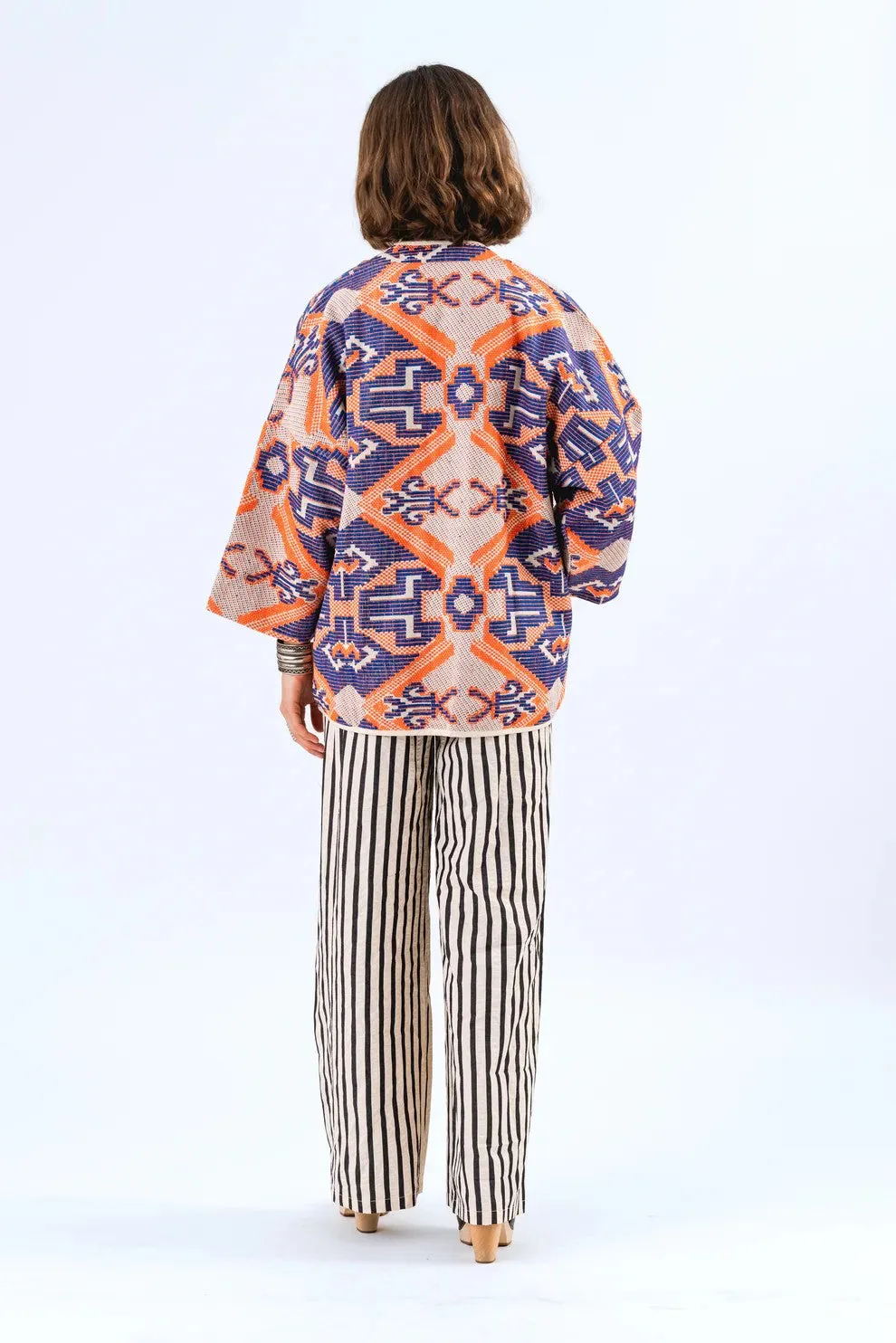 LOLLY'S LAUNDRY Orange Retro Style Jacket