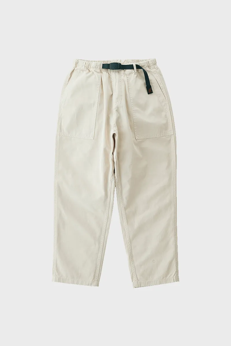 Loose Tapered Pants - Greige
