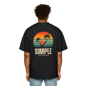 Oversized Tee - Catch the Sun Design