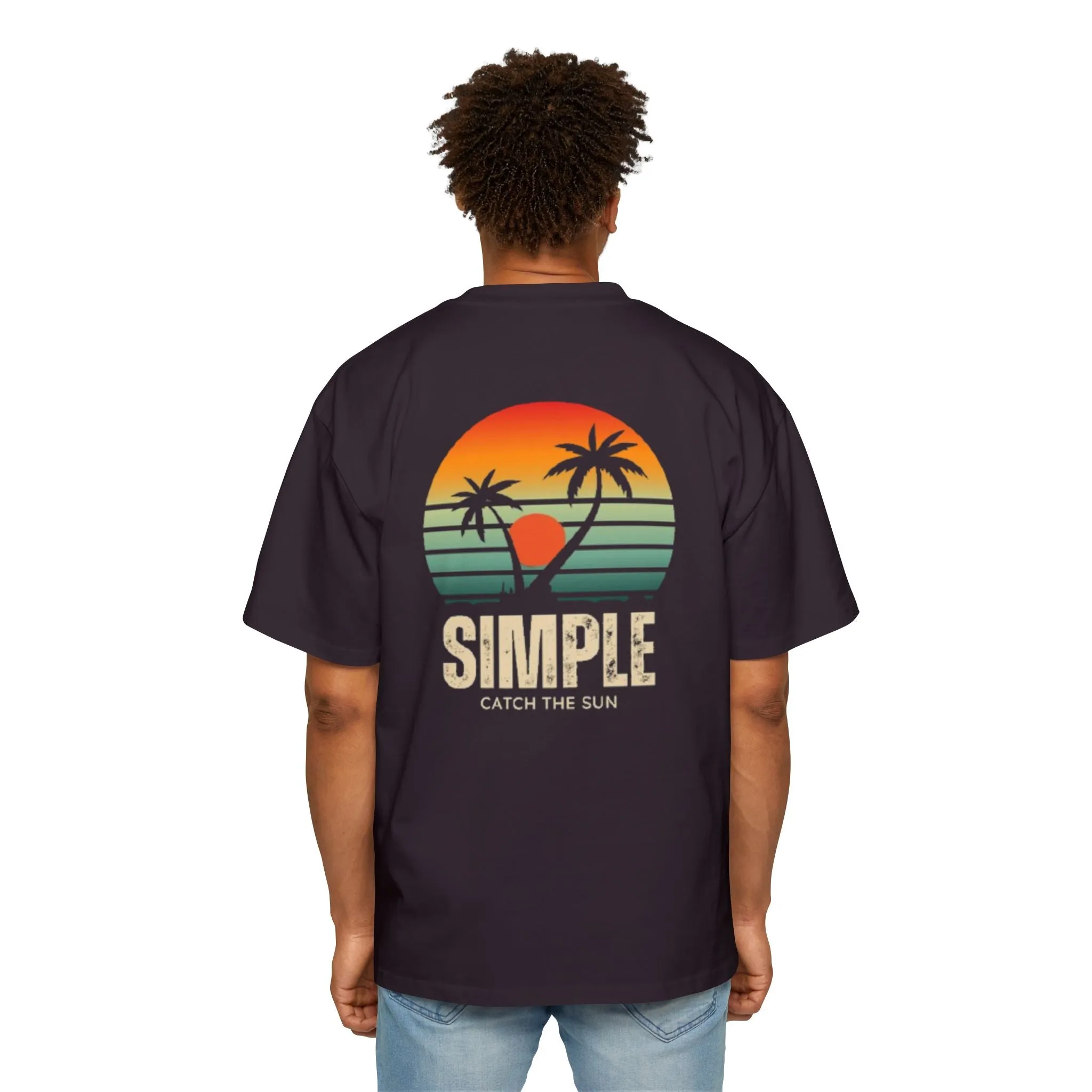 Oversized Tee - Catch the Sun Design