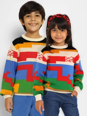 Palette Play Cotton Pullover Sweater