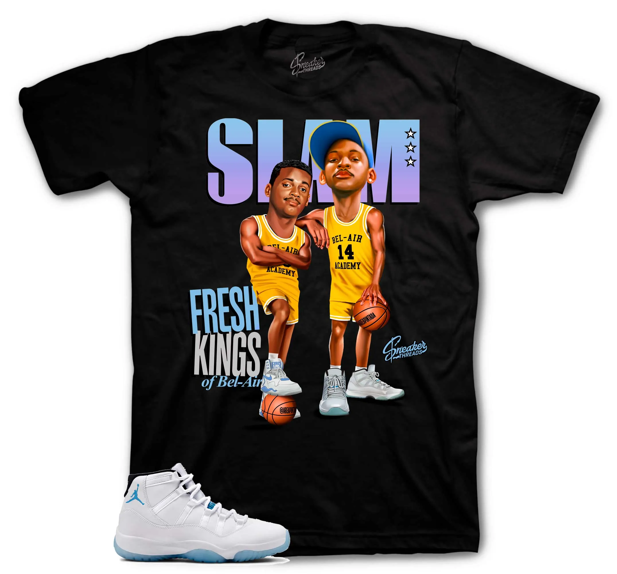 Retro 11 Legend Blue Fresh Kings Shirt