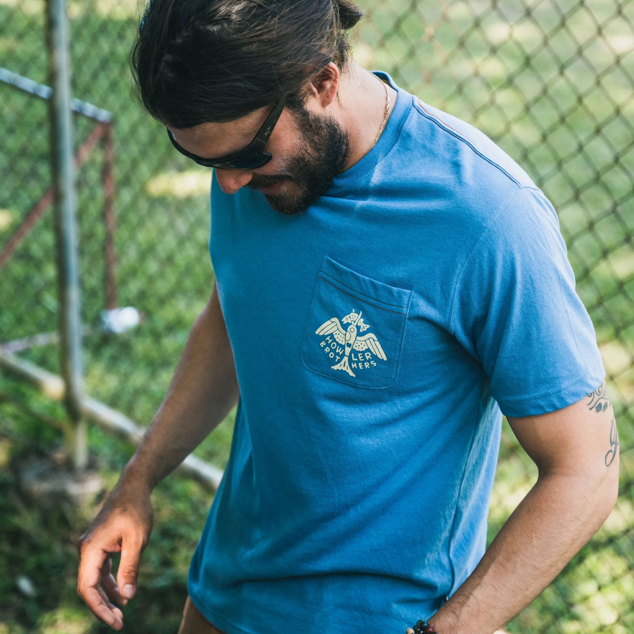 Select Pocket T: Fresh Catch: Blue Horizon