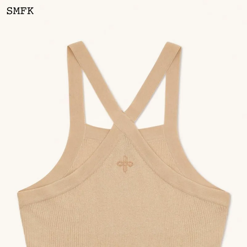 Temple Chinese Bandeau Sporty Top Cheese