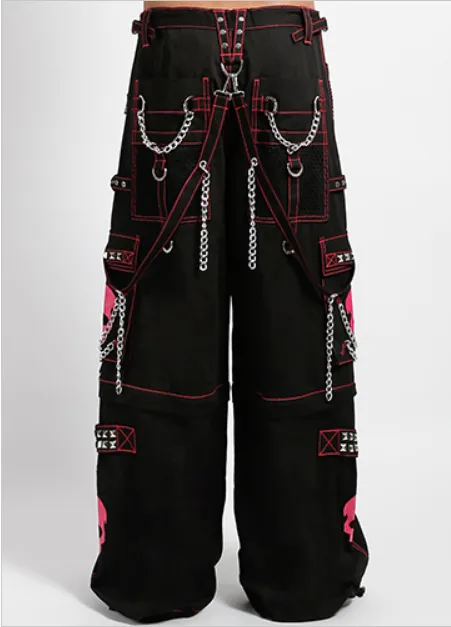Tripp NYC SUPER SKULL PANT - PINK