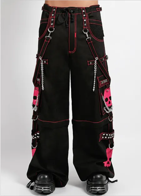 Tripp NYC SUPER SKULL PANT - PINK
