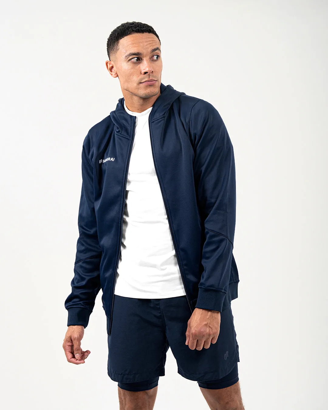 U:0201 - Tech Zip Hoodie - Navy