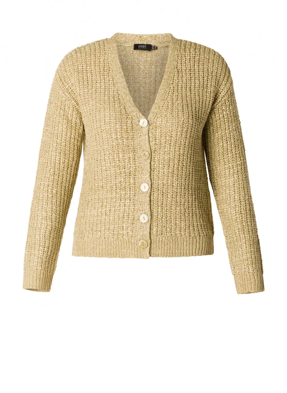 Yaslin - Loose-knit Cardigan