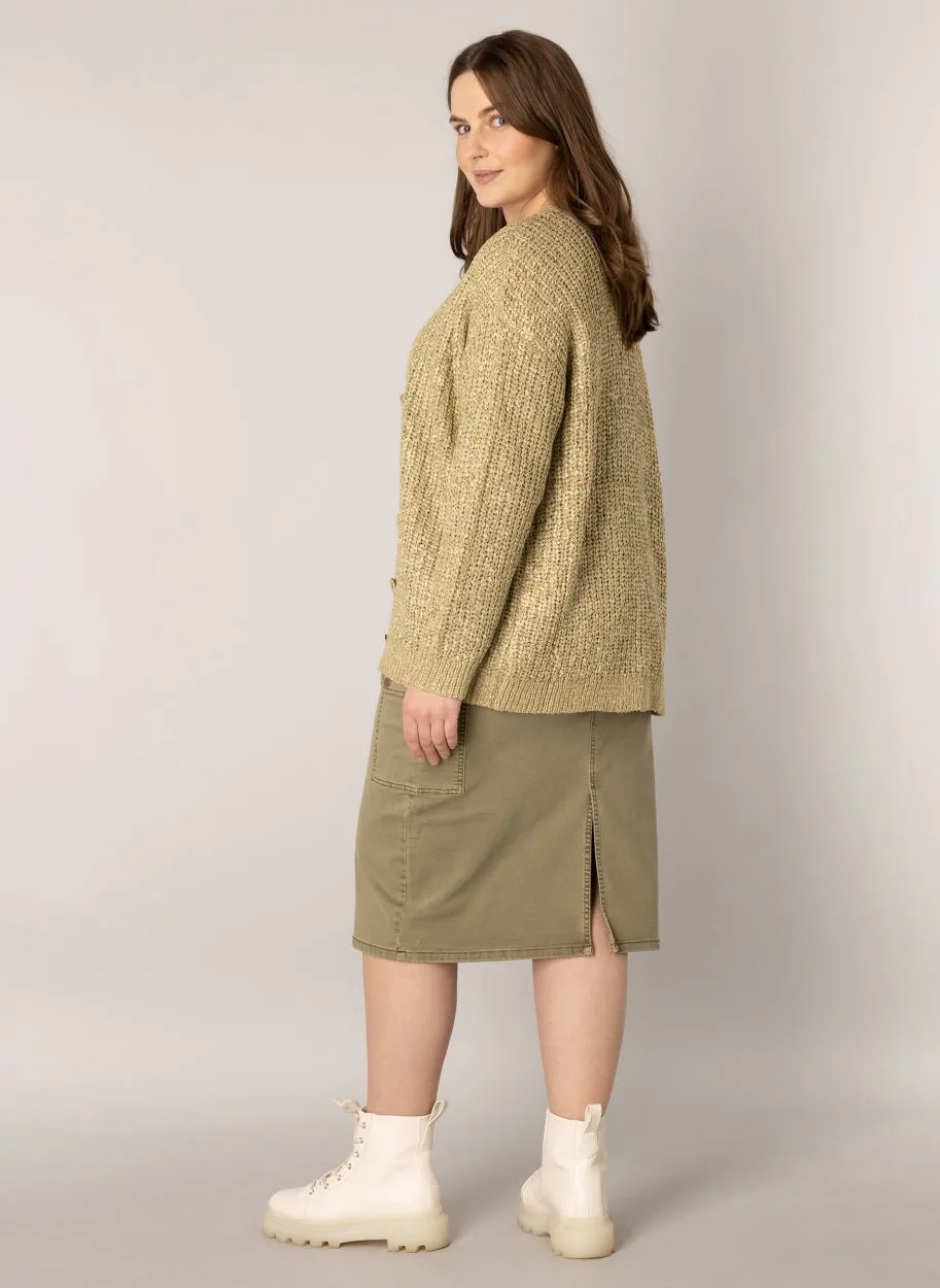 Yaslin - Loose-knit Cardigan