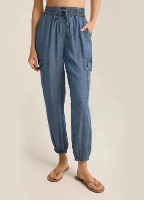 ZSUPPLY RORY CHAMBRAY CARGO JOGGERS